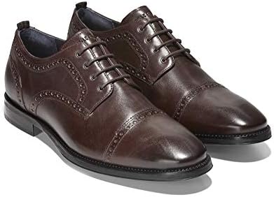 靴 COLE HAAN Jefferson Ground Cap Oxford Cole Haan Men's Jefferson Grand 2.0 Cap Oxford, Dark Red